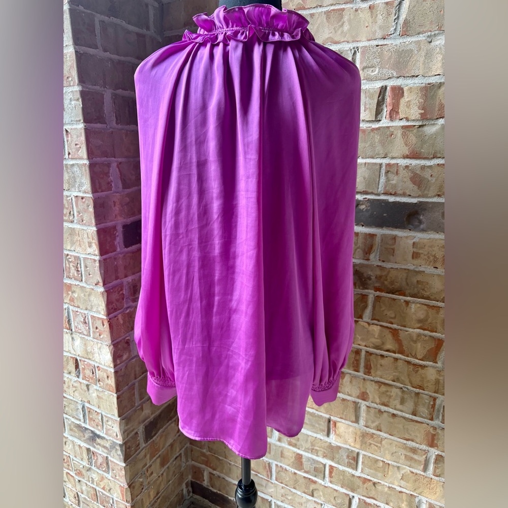 Anthropologie Green and Purple Blouses - Bundle - Picture 4 of 16